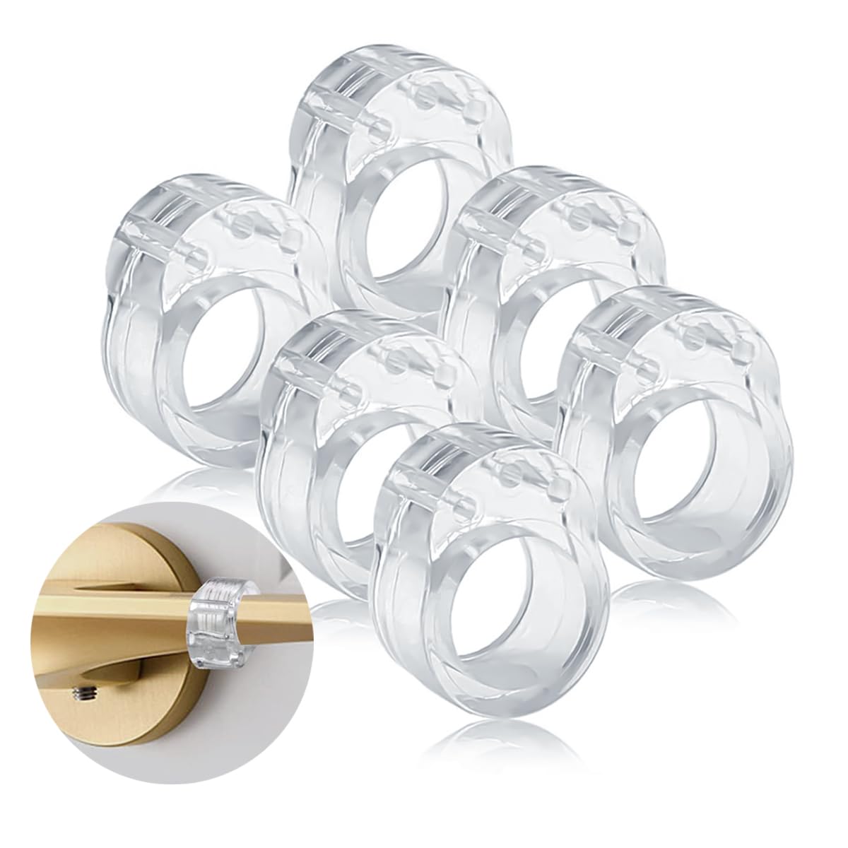 HASTHIP 6Pcs Door Knob Wall Protector, Door Handle Buffers, Self Adhesive Door Stoper Knob Pads, Soft Rubber Wall Protectors Shield for Preventing Damage to Cabinet, Handle, Bedroom, Bathroom HASTHIP 6Pcs Door Knob Wall Protector, Door Handle Buffers, Self Adhesive Door Stoper Knob Pads, Soft Rubber Wall Protectors Shield for Preventing Damage to Cabinet, Handle, Bedroom, Bathroom